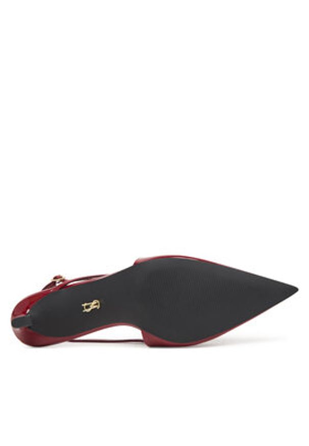 Steve Madden Czółenka Liana SM11003386 Bordowy. Kolor: czerwony. Materiał: skóra