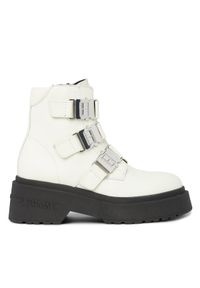 Tommy Jeans Botki Tjw Chunky Boot Hardware EN0EN02443 Écru. Materiał: skóra #1