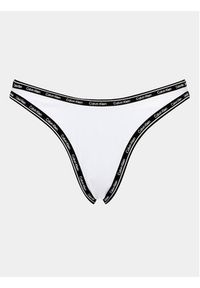 Calvin Klein Swimwear Dół od bikini KW0KW01993 Biały. Kolor: biały. Materiał: syntetyk #5