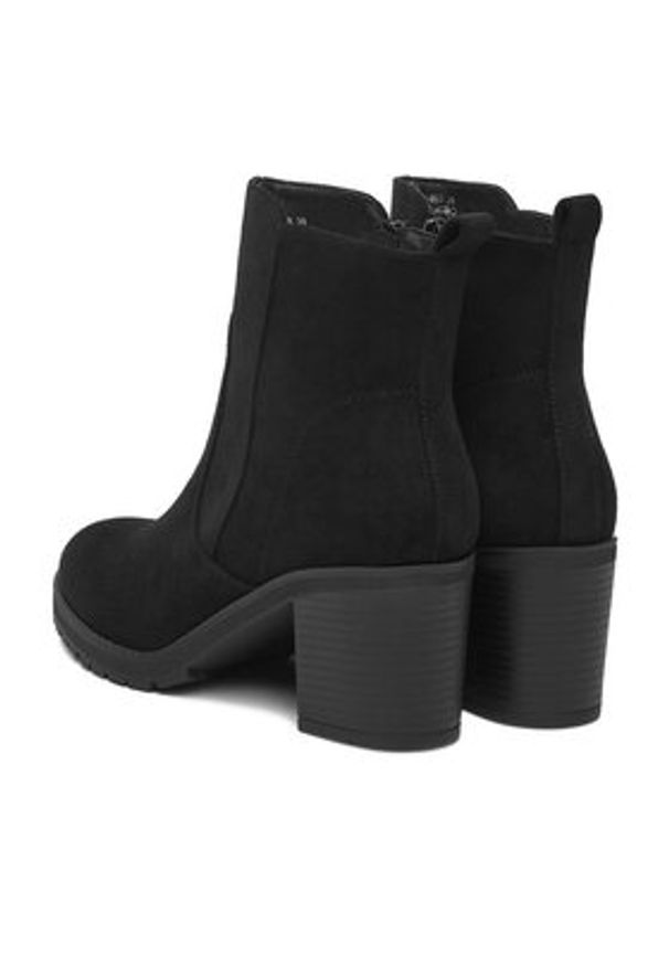 Clara Barson Botki CEO-HL0189101-B03 Czarny. Kolor: czarny. Materiał: materiał