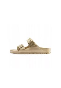 Klapki damskie Birkenstock Arizona Eva. Zapięcie: bez zapięcia. Kolor: żółty. Materiał: syntetyk, materiał. Sezon: lato. Sport: turystyka piesza #1
