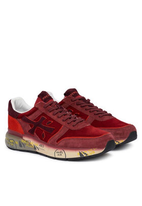 Premiata Sneakersy MICK VAR 7862 Czerwony. Kolor: czerwony. Materiał: zamsz, skóra