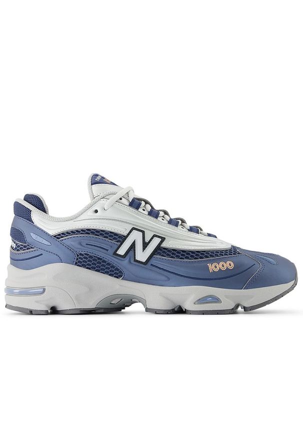 Buty unisex New Balance M1000P - niebieskie. Kolor: niebieski. Materiał: materiał, skóra. Szerokość cholewki: normalna