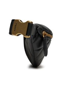 Coach Saszetka nerka Belt Bag Quilted Pillow CR506 B4/BK Czarny. Kolor: czarny. Materiał: skóra
