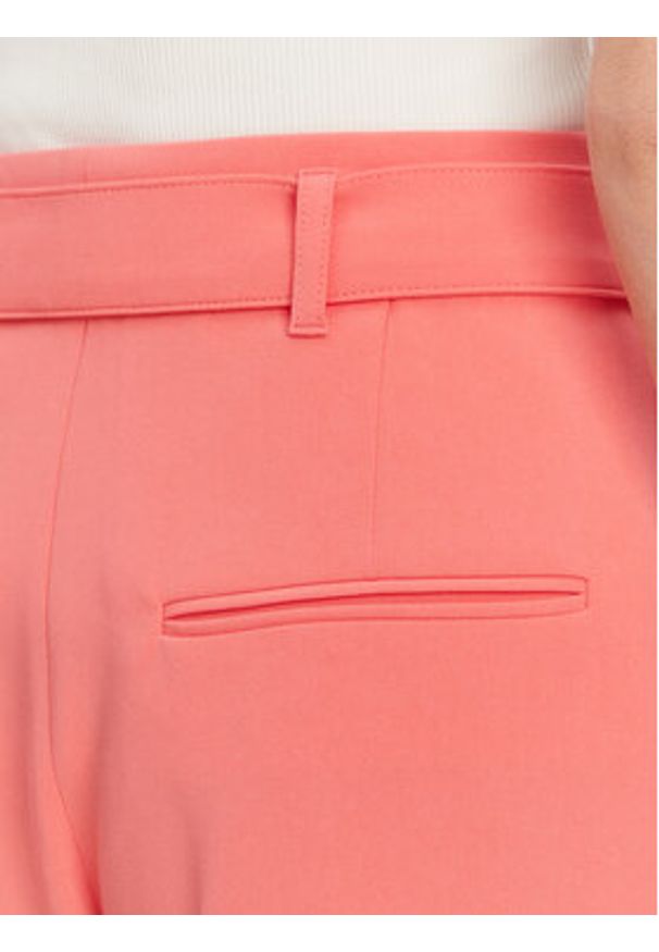 BOSS Spodnie materiałowe Tapiah 50490037 Różowy Regular Fit. Kolor: różowy. Materiał: syntetyk