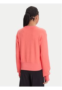 Adidas - adidas Bluza ALL SZN French Terry KD9775 Koralowy Regular Fit. Kolor: pomarańczowy. Materiał: bawełna #5