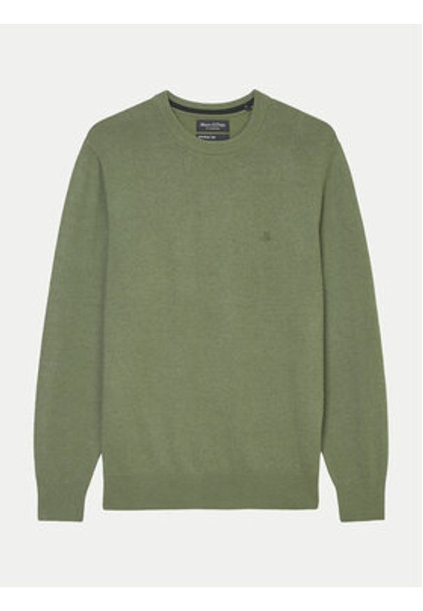 Marc O'Polo Sweter 429 5144 60504 Zielony Regular Fit. Typ kołnierza: polo. Kolor: zielony. Materiał: bawełna