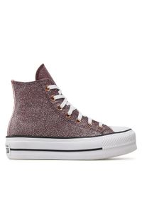 Converse Trampki Chuck Taylor All Star Life Hi A03240C Bordowy. Kolor: czerwony