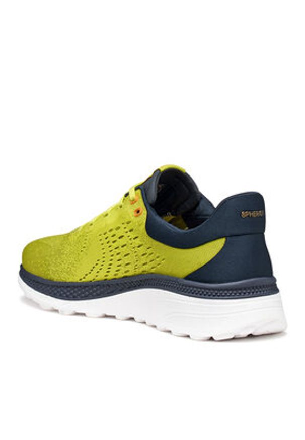 Geox Sneakersy U Spherica Actif X1 U65HUB 0006K C3SF4 Zielony. Kolor: zielony. Materiał: materiał