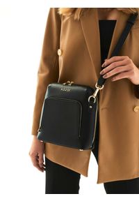 Kazar - Czarna torebka damska. Kolor: czarny. Materiał: skórzane #2