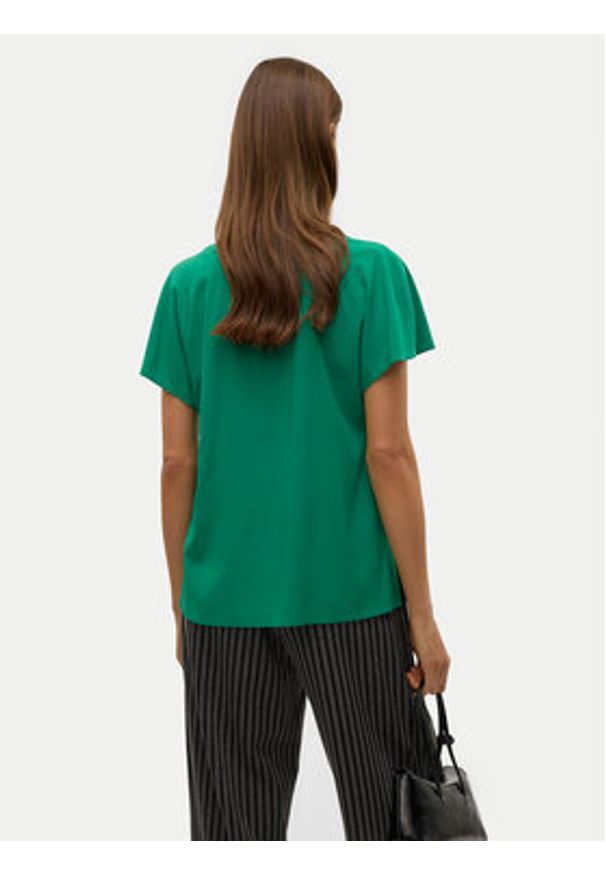 Vero Moda Bluzka Bella 10327551 Zielony Regular Fit. Kolor: zielony. Materiał: wiskoza