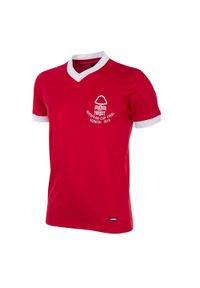 COPA FOOTBALL - Koszulka retro piłkarska dla dorosłych - Finał 1979 Nottingham Forest - Czerwona. Kolor: czerwony. Sport: piłka nożna