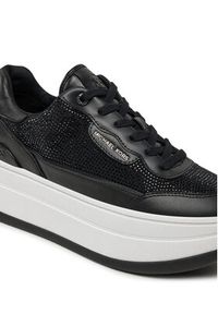 MICHAEL Michael Kors Sneakersy Hayes Embellished Leather Sneaker 43F4HYFS1D Czarny. Kolor: czarny. Materiał: skóra