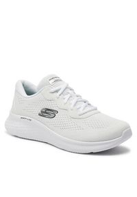 skechers - Skechers Sneakersy Perfect Time 149991/WBK Biały. Kolor: biały. Materiał: materiał #2