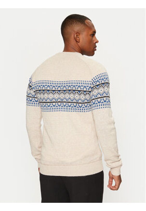 Brave Soul Sweter MK-517ERICKSON Écru Regular Fit. Materiał: syntetyk