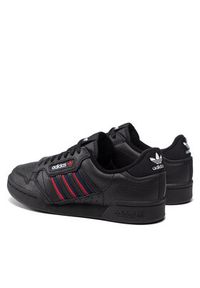Adidas - adidas Sneakersy Continental 80 Stripes FX5091 Czarny. Kolor: czarny. Materiał: skóra