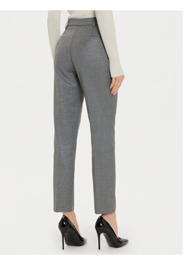 Morgan Chinosy 242-PALS.F Szary Slim Fit. Kolor: szary. Materiał: syntetyk, wiskoza