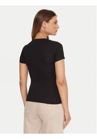 Guess Jeans T-Shirt W5BP45 KA0H1 Czarny Slim Fit. Kolor: czarny. Materiał: bawełna #2