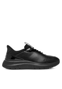 Geox Sneakersy D Plummery Plus D680JA 5402 C9999 Czarny. Kolor: czarny. Materiał: skóra #1