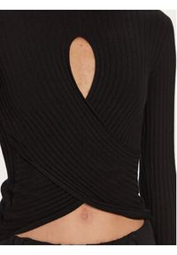 ViCOLO Sweter 22099S Czarny Slim Fit. Kolor: czarny. Materiał: syntetyk #2