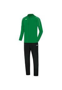 Dres Jako loisir Classico. Kolor: zielony. Materiał: dresówka. Sport: piłka nożna #1