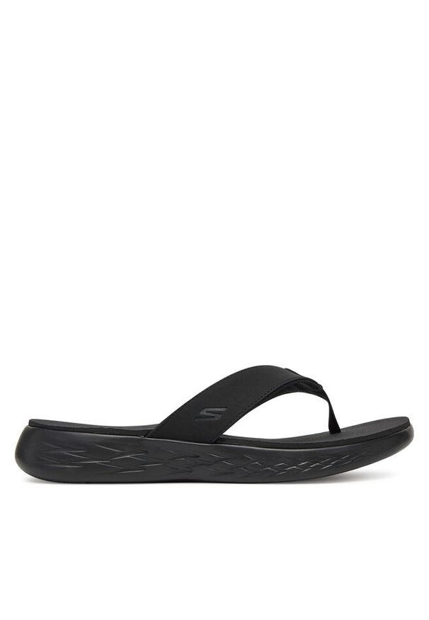 skechers - Japonki Skechers. Kolor: czarny