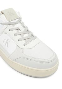 Calvin Klein Jeans Sneakersy Basket Cup Low Laceup Lth Mix YM0YM01308 Biały. Kolor: biały. Materiał: skóra #2