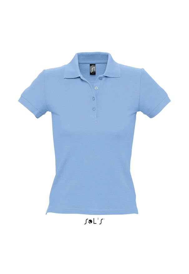 SOL'S - Polo Sol's People. Typ kołnierza: polo. Kolor: niebieski