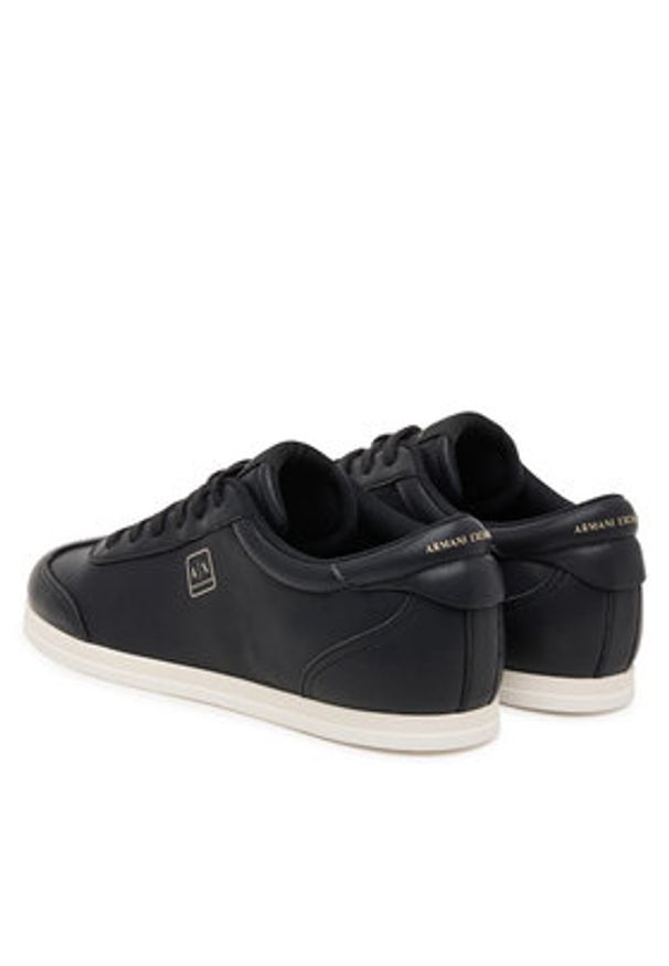 Armani Exchange Sneakersy XW001668 AF17628 UC001 Czarny. Kolor: czarny. Materiał: skóra