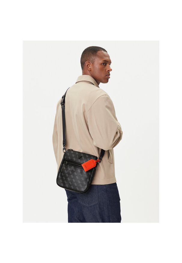 Saszetka Guess. Kolor: czarny