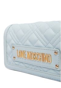 Love Moschino - LOVE MOSCHINO Torebka JC5681PP1OLA0701 Błękitny. Kolor: niebieski. Materiał: skórzane #4