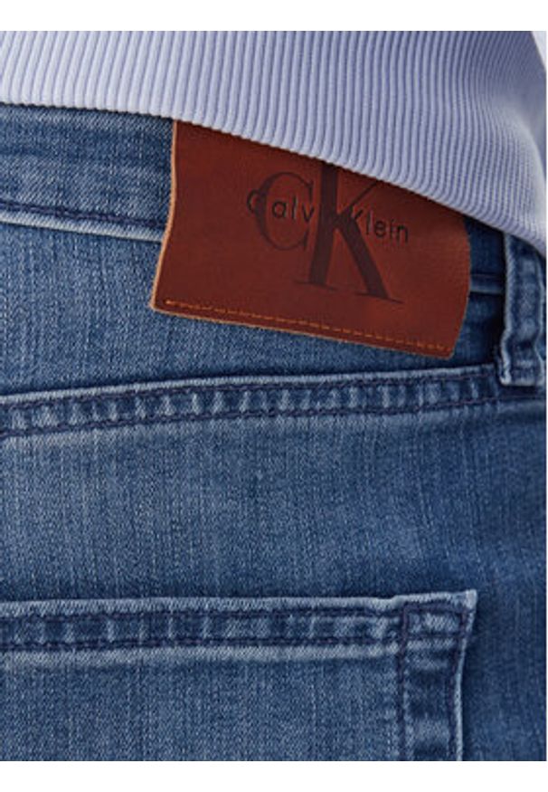 Calvin Klein Jeans Jeansy LV04RE784G Niebieski Skinny Fit. Kolor: niebieski