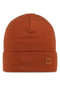 Buff - Czapka zimowa z wełny merino heavyweight. Kolor: brązowy. Materiał: wełna. Sezon: zima. Styl: sportowy #1