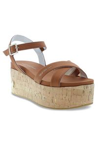 U.S. Polo Assn. Sandały Loren LOREN002 Brązowy. Kolor: brązowy. Materiał: materiał #7