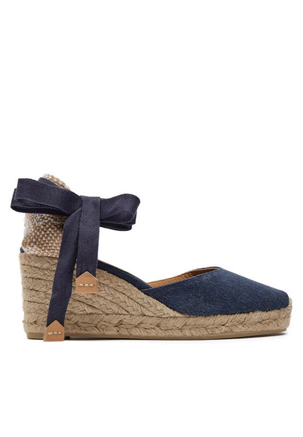 Castañer Espadryle Carina/6/002 021644 Niebieski. Kolor: niebieski. Materiał: materiał