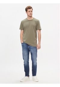 Calvin Klein Jeans T-Shirt J30J325268 Zielony Regular Fit. Kolor: zielony. Materiał: bawełna #5