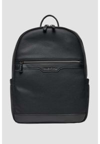 Valentino by Mario Valentino - VALENTINO Czarny plecak Efeo Backpack. Kolor: czarny. Materiał: skóra ekologiczna. Styl: elegancki