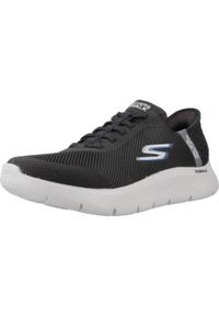 skechers - Tenisówki Skechers Model Slip Ins: Go Walk Kolor Czarny. Kolor: czarny. Materiał: syntetyk, tkanina, materiał. Szerokość cholewki: normalna. Sport: turystyka piesza