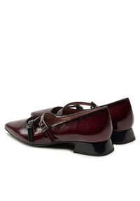 Hispanitas Baleriny Rio-I24 BHI243567 Bordowy. Kolor: czerwony. Materiał: skóra, lakier