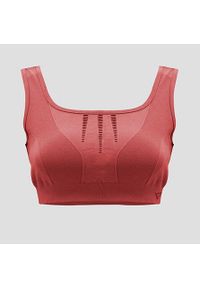 LEGEA - Sportowy crop top treningowy MADDY. Kolor: różowy. Materiał: nylon, elastan. Sport: fitness #1