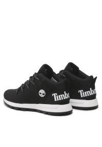 Trzewiki męskie Timberland Sprint Trekker MID LACE UP SNEAKER JET BLACK. Kolor: czarny. Sport: bieganie #4