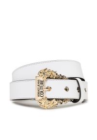 Pasek Damski Versace Jeans Couture 74VA6F01 71627 003. Kolor: biały. Materiał: skóra #1