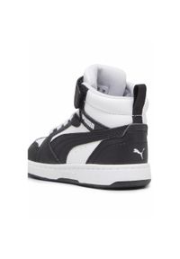 Puma - Buty do chodzenia dla dzieci PUMA Rebound V6 Mid. Kolor: biały, wielokolorowy, czarny, szary. Sport: turystyka piesza