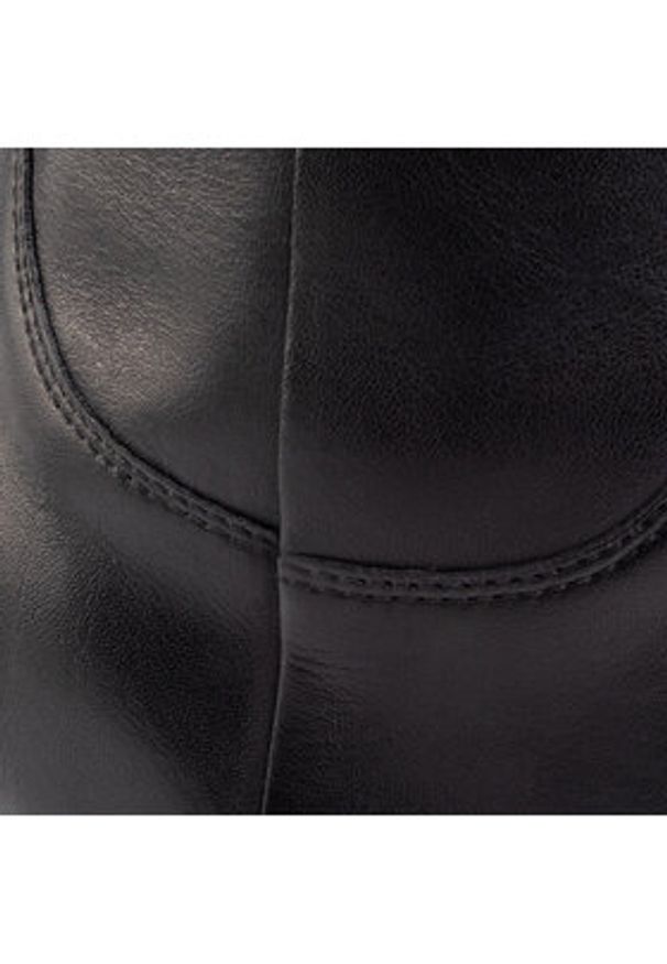 Gino Rossi Kozaki 71028-02 Czarny. Kolor: czarny. Materiał: skóra