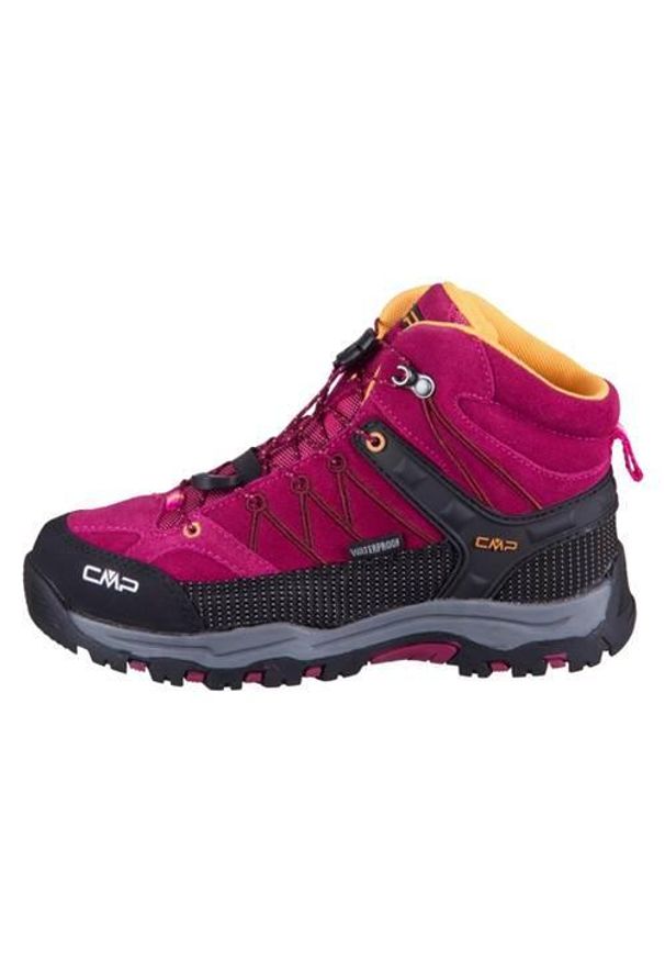 Buty trekkingowe dla dzieci CMP Kids Rigel Mid Trekking. Kolor: różowy. Materiał: guma, materiał, syntetyk. Szerokość cholewki: normalna. Sport: turystyka piesza