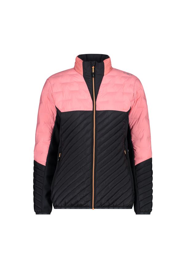 Damska kurtka puchowa CMP Unlimitech. Kolor: różowy, szary, wielokolorowy, czarny. Materiał: puch. Sport: turystyka piesza