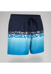 Spodenki surfing męskie Quiksilver krótkie. Kolor: czarny, niebieski, wielokolorowy. Materiał: poliester. Długość: krótkie