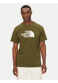 The North Face T-Shirt Easy NF0A8A6C Zielony Regular Fit. Kolor: zielony. Materiał: syntetyk