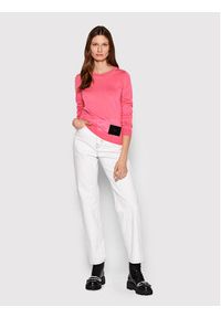N°21 Sweter 22I N2M0 A034 9000 Różowy Regular Fit. Kolor: różowy. Materiał: wełna