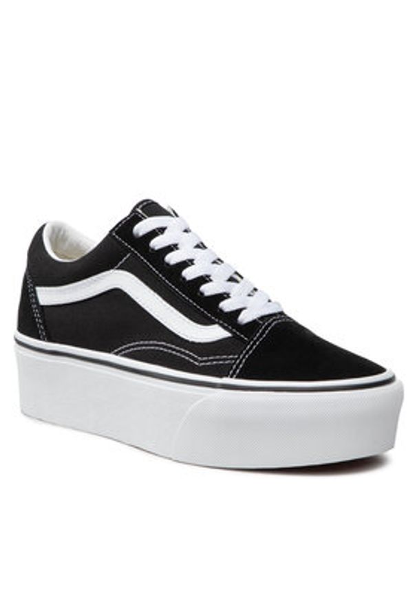 Vans Tenisówki Old Skool Stac VN0A7Q5M6BT1 Czarny. Kolor: czarny. Materiał: materiał